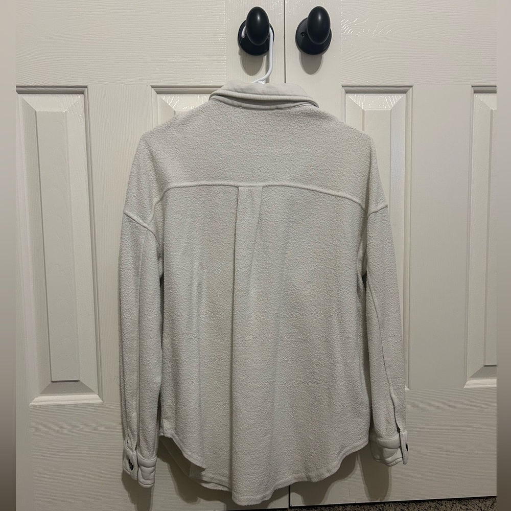 White Button-Up Jacket - Picture 2 of 5